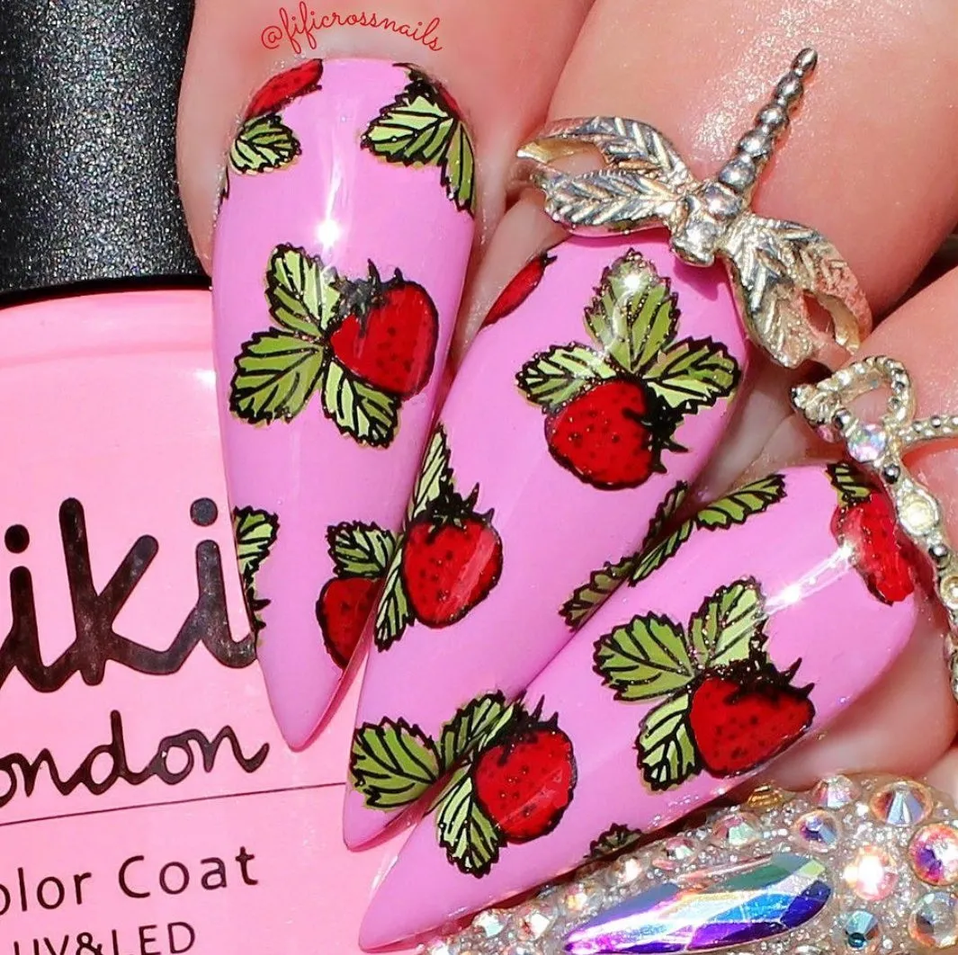 Clear Jelly Stamper CjS-211 Tropical Sensation stamping plade frugt
