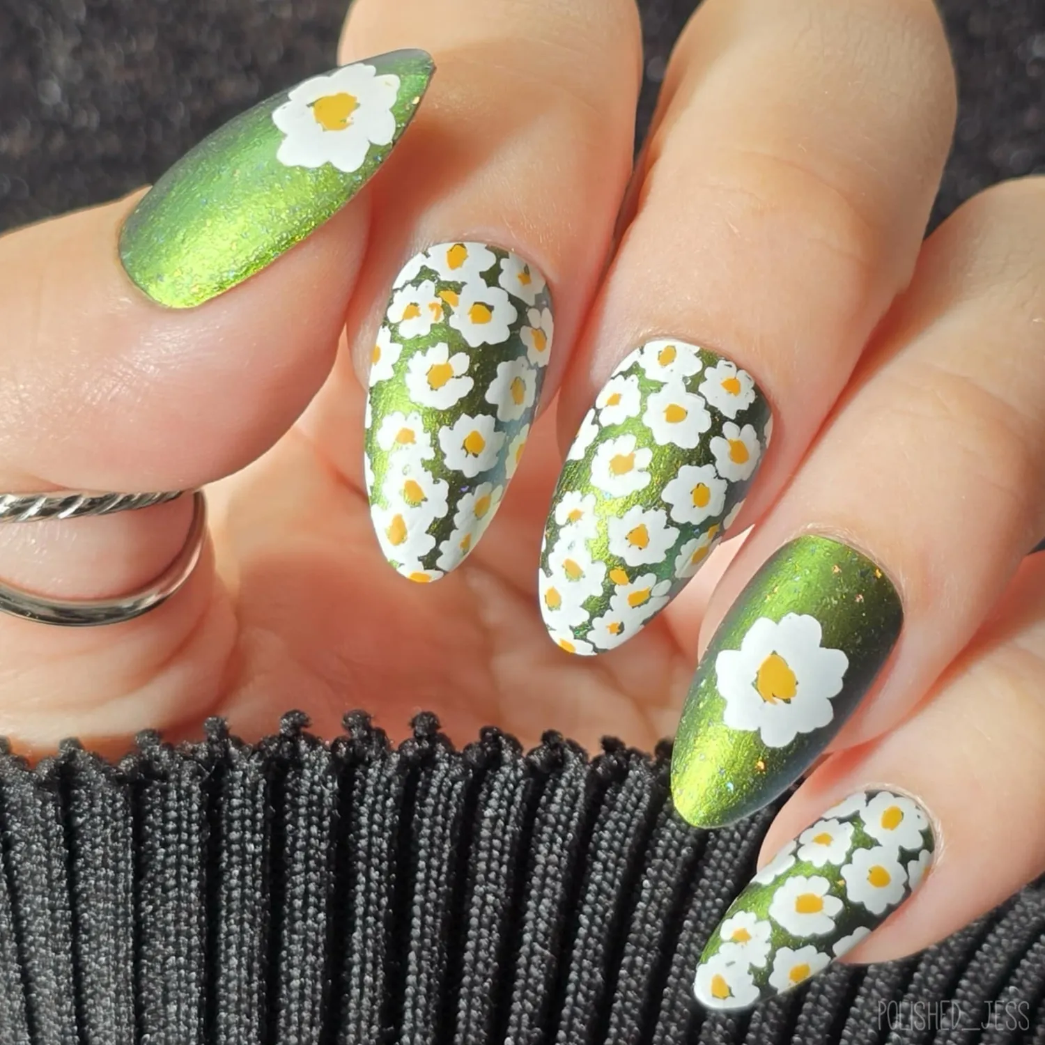 Clear Jelly Stamper CjS-385 Crazy for Daisies plade 14x9 marguerit