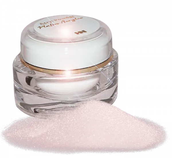 Nail Supply Platin Rosa Glimmer akrylpulver 110g