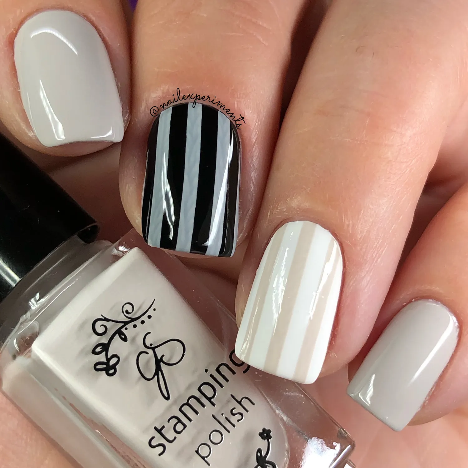 Clear Jelly Stamper 107 stampinglak Ice Grey grå 5 ml