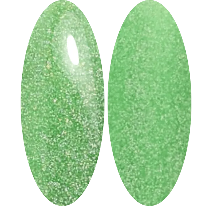 Mline Beauty 028 Sparkling Pear gellak grøn glitter 15 ml