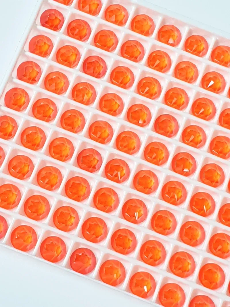 Beautystones Crystal Electric Orange neglekrystaller