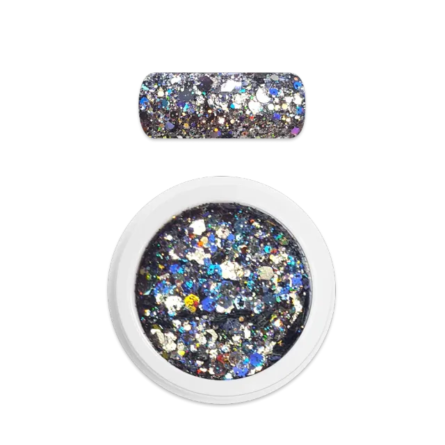 Moyra Holo Glitter Mix 30 Graphite neglitter 3 g holografisk