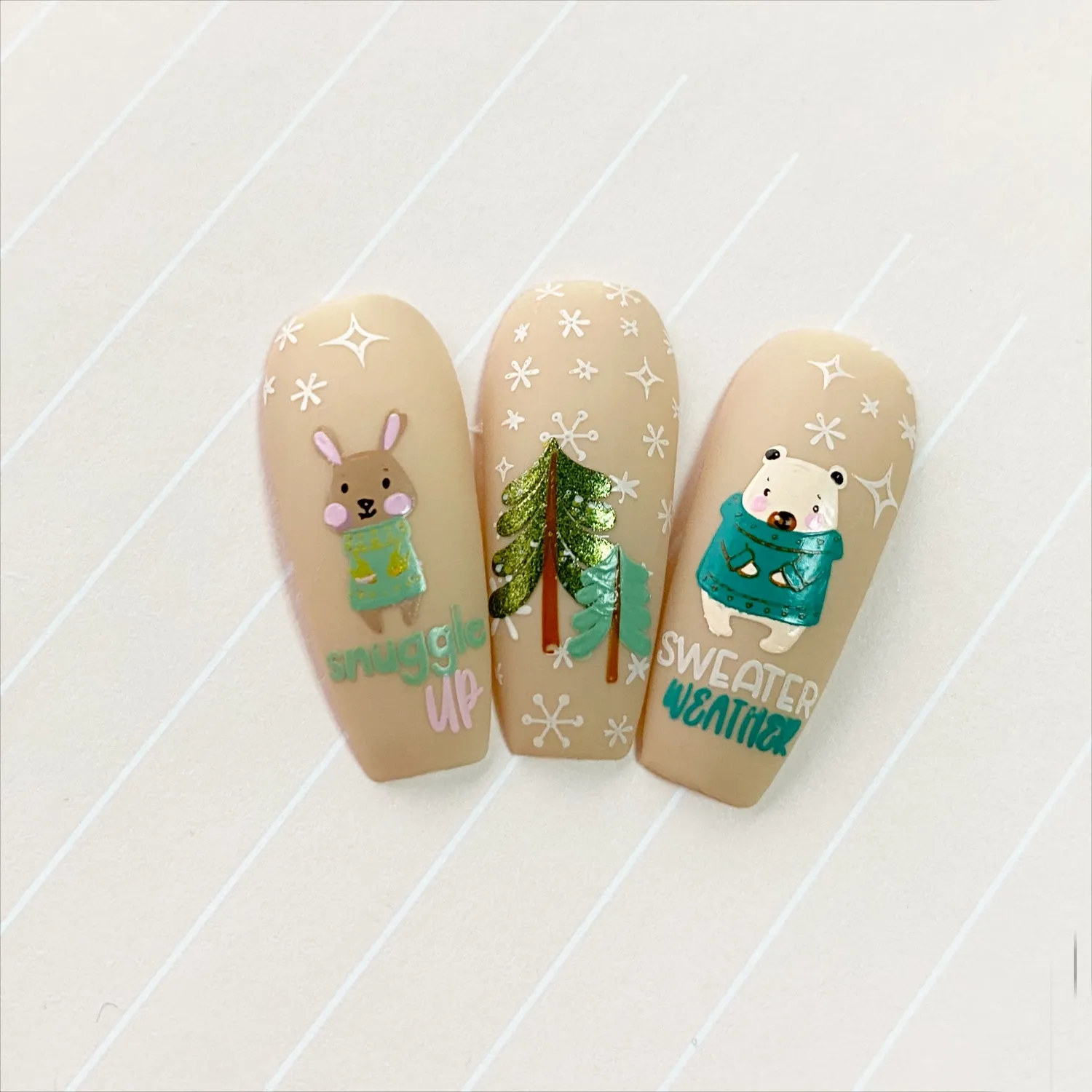 Clear Jelly Stamper Sweater Weather CjSC-69 stamping plade