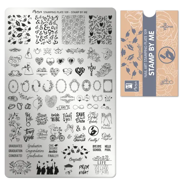Moyra Stamping Plate 109 Stamp by me stempelplade