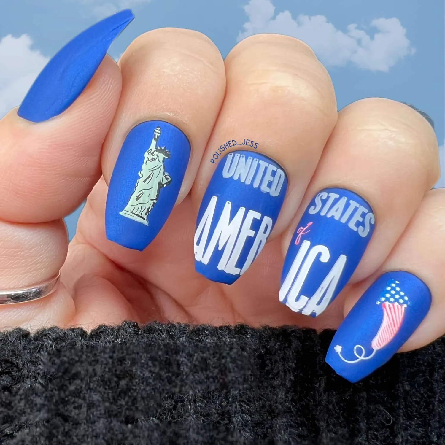 Clear Jelly Stamper CjS-315 Stars & Stripes stempelplade