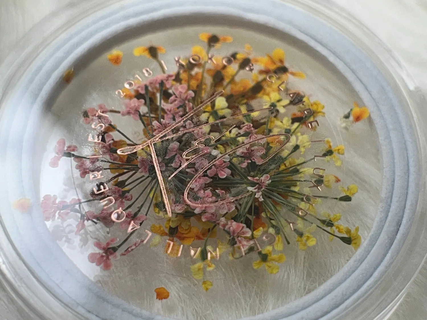Clear Jelly Stamper KoKo & Claire Dried Flowers negleblomster Combo #1
