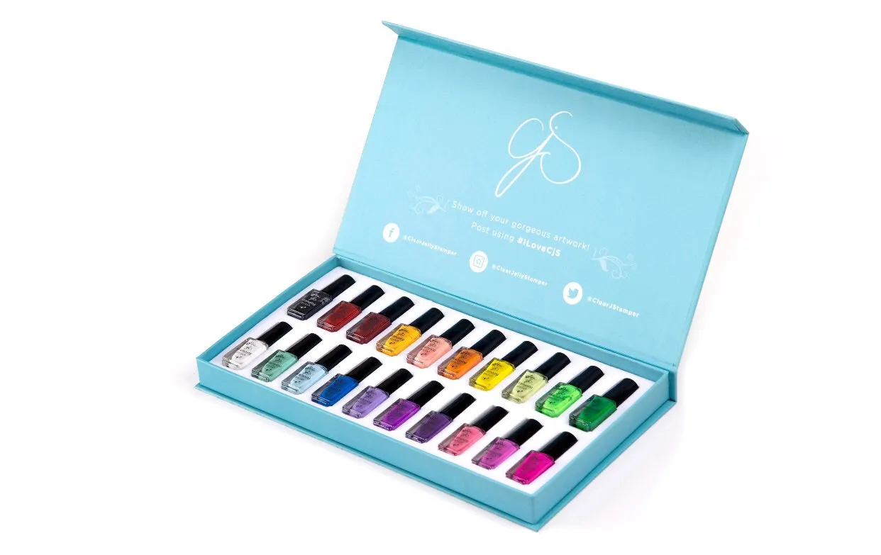 Clear Jelly Stamper Layering Part 1 stampinglak 20x5ml sæt