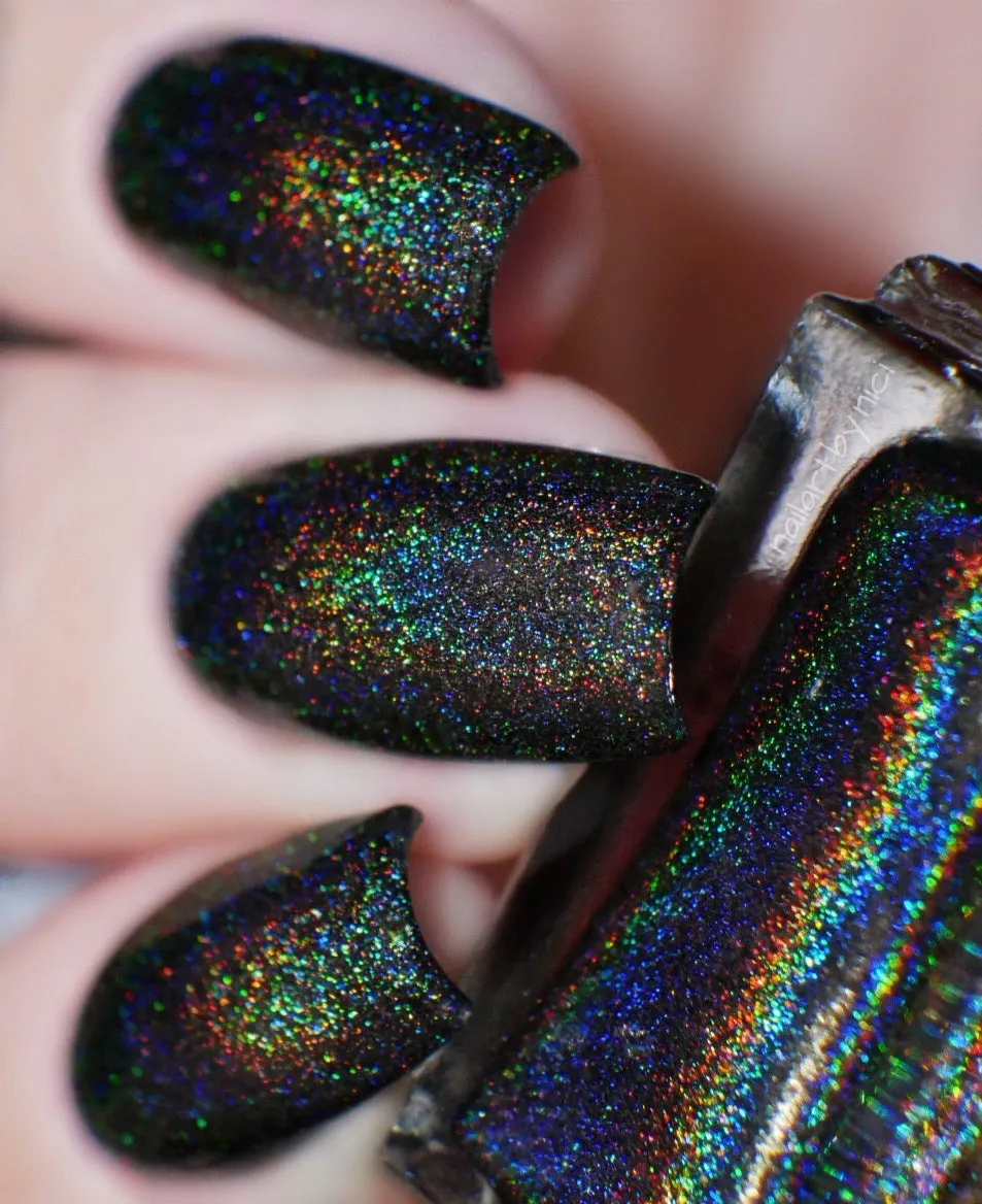 Clear Jelly Stamper Holo 6 Midnight stamping lak 5 ml sort