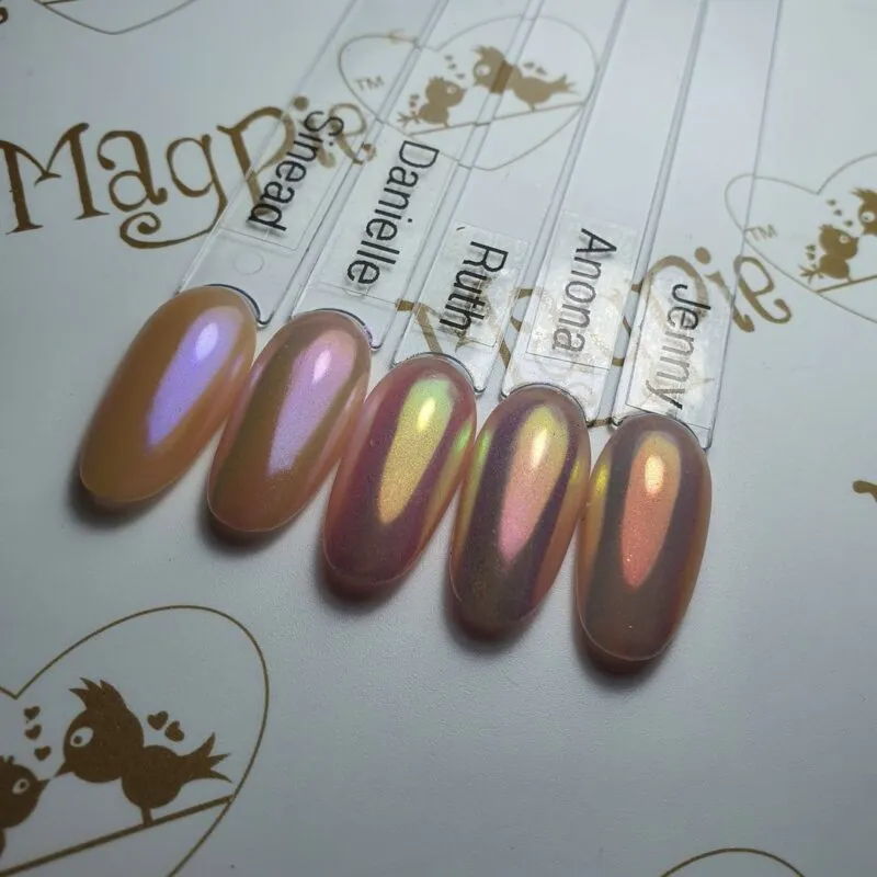 Indigo Nails Beautystones Jenny chrome neglepulver spejleffekt