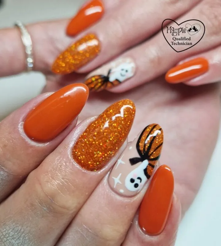 Indigo Nails Jessica glitter til negle med glans