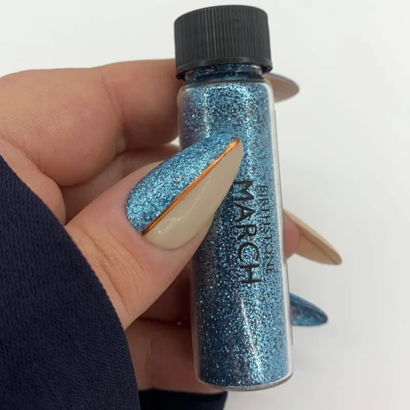 Indigo Nails Beautystones March Glitter negleglitter fin