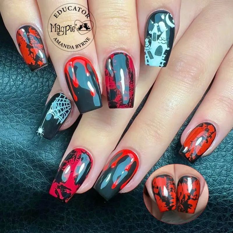 Beautystones Indigo Nails Sebastian neglefolie metallisk