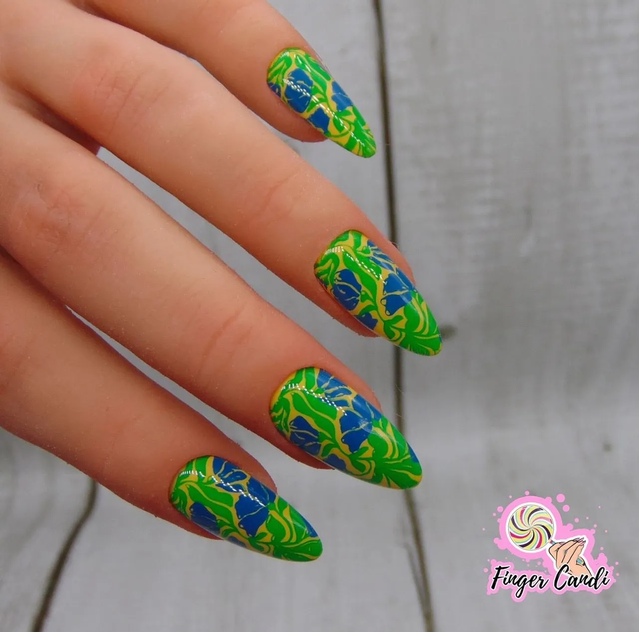 Clear Jelly Stamper CJS-364 Inspire-Floral stamping plade blomster