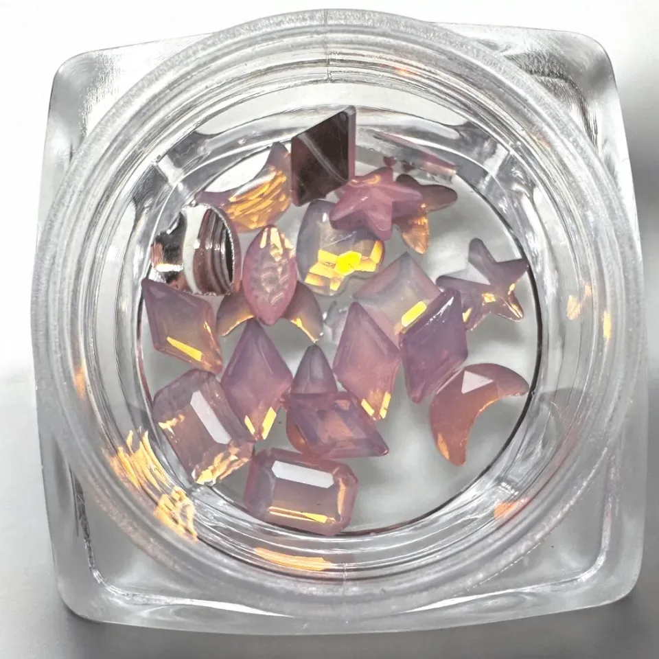 Mline Beauty Frosted Peach neglecharms 20 stk rosa