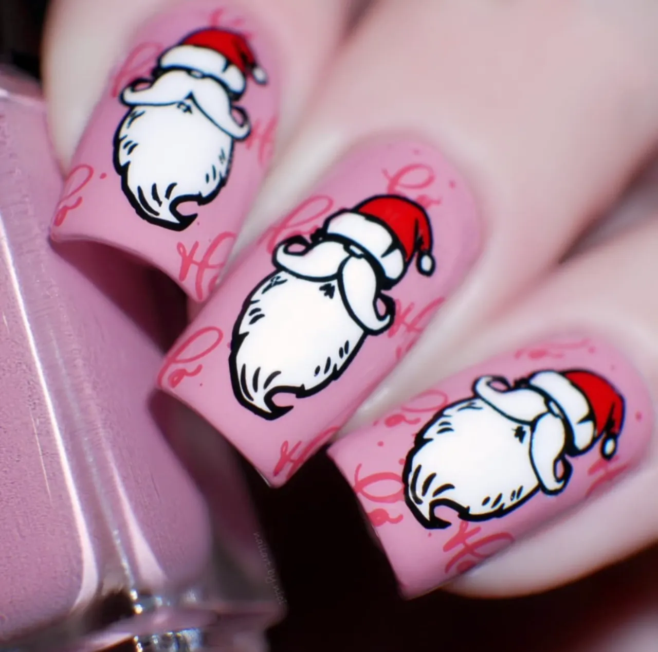 Clear Jelly Stamper Dear Santa CjSC-63 stamping plade jul