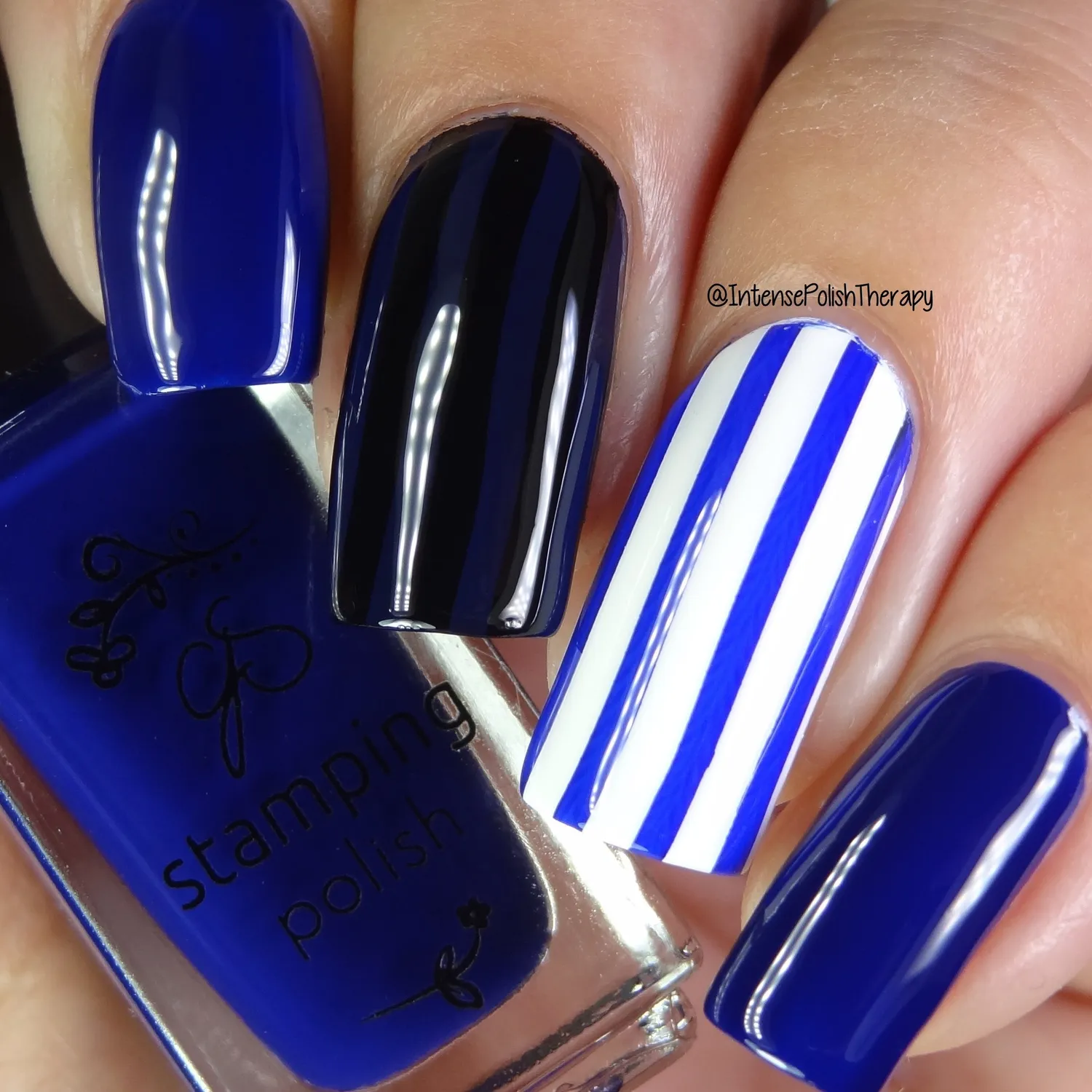 Clear Jelly Stamper 13 Storm Pirate stampinglak blå 5 ml dækkende