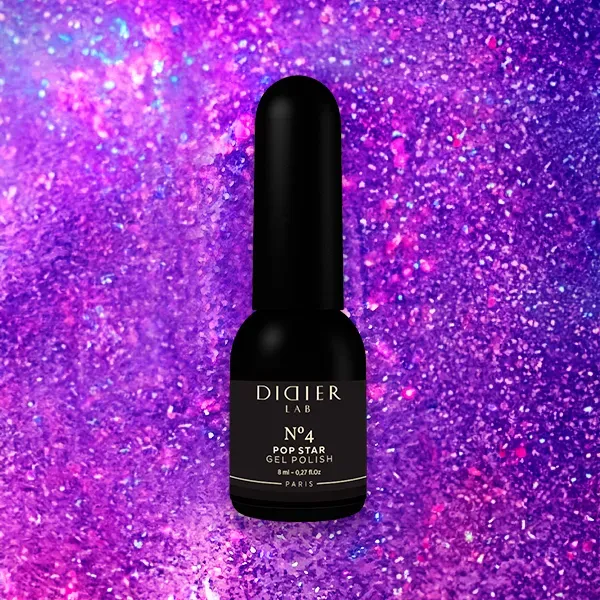 Didier Lab Pop Star No4 gellak lilla glitter