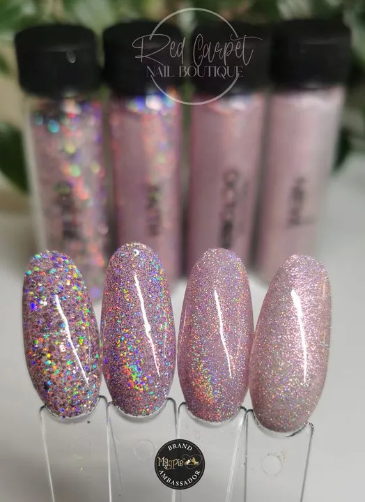 Indigo Nails Faith glitter til negle – grov effekt