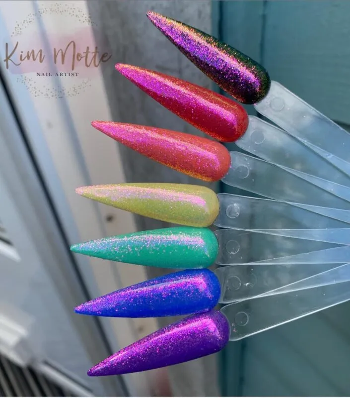 Indigo Nails Penelope Glitter negleglitter lyserød