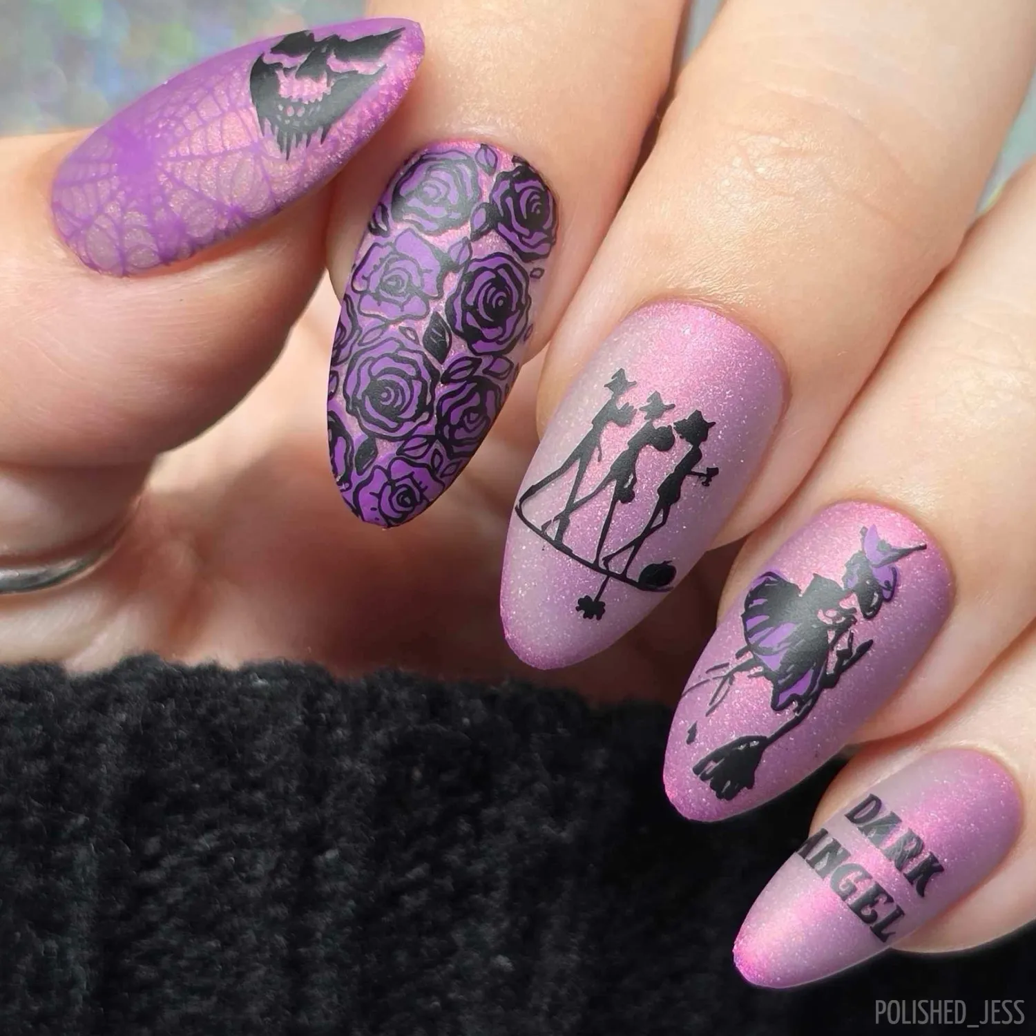 Clear Jelly Stamper CjSH-59 Dark Angel stempelplade mørk
