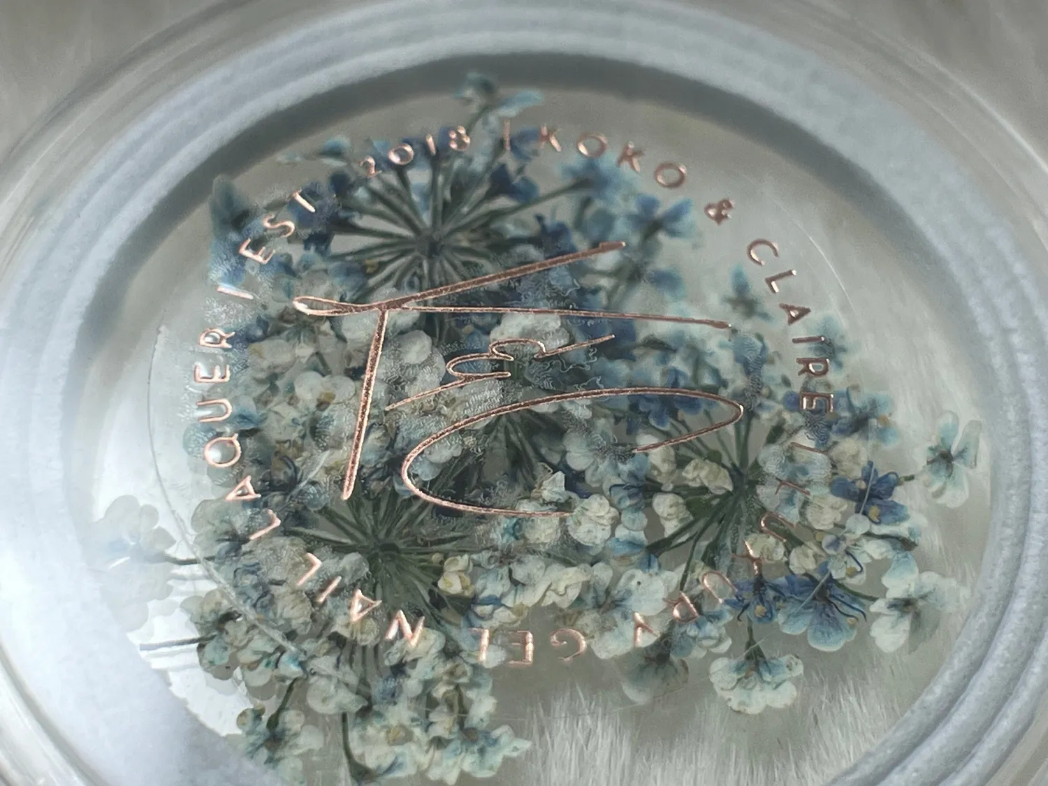Clear Jelly Stamper KoKo & Claire Dried Flowers negleblomster Combo #1