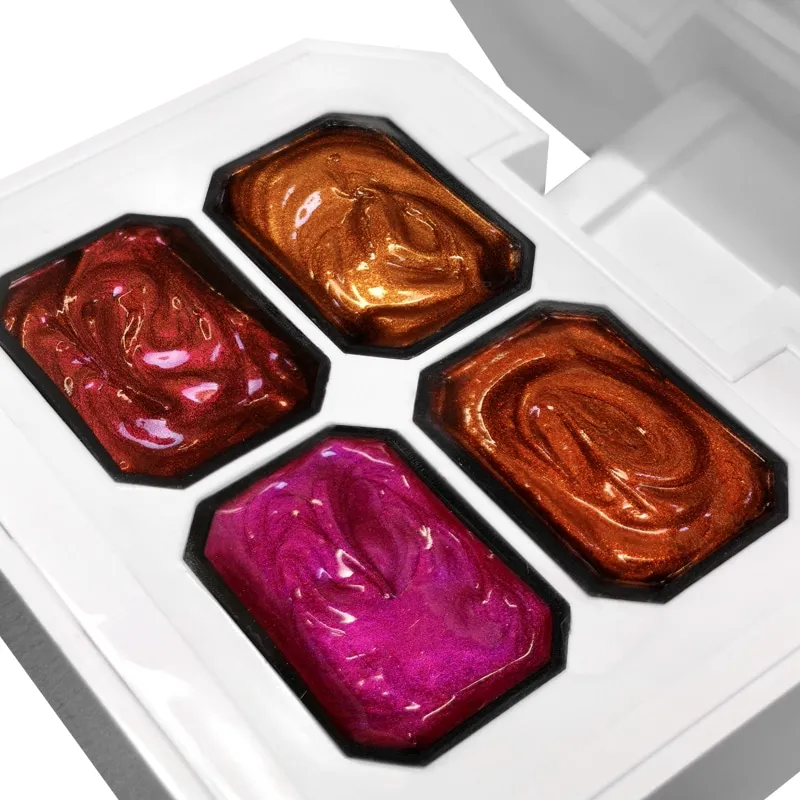 Mline Beauty Metallic Ombre Gel Kit 02 rose gold 4 stk