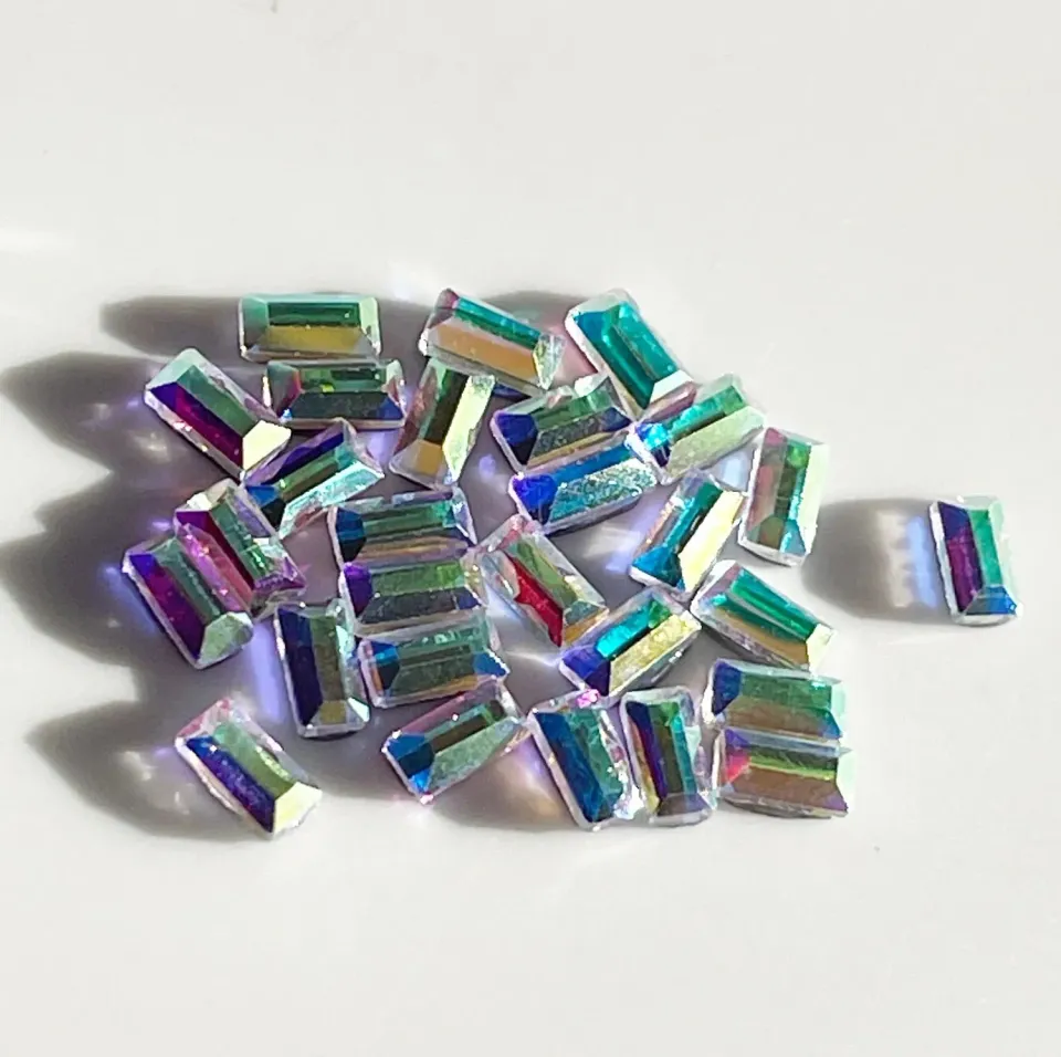 Clear Jelly Stamper Gems neglepynt blandede former klar