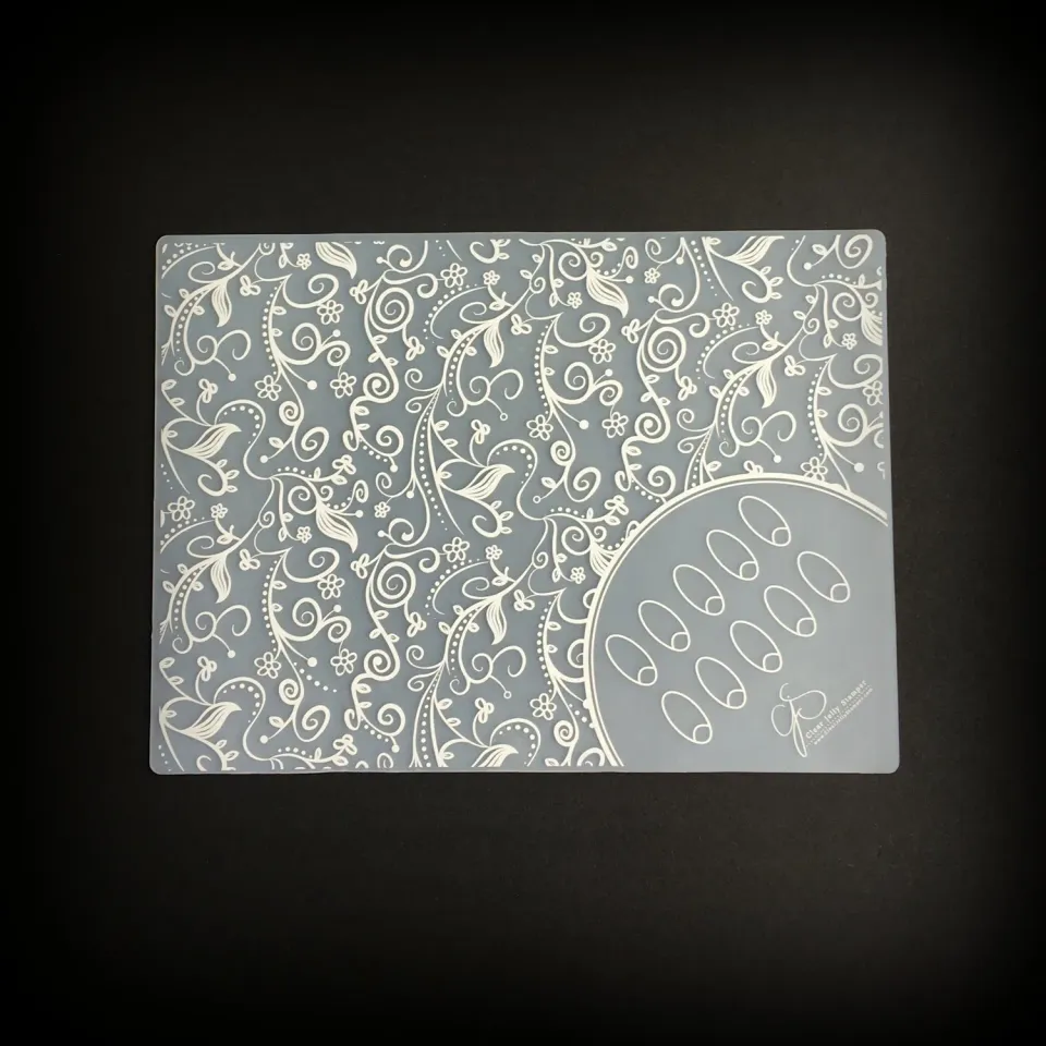 Clear Jelly Stamper The Tracey neglemåtte Classic Swirl silikone