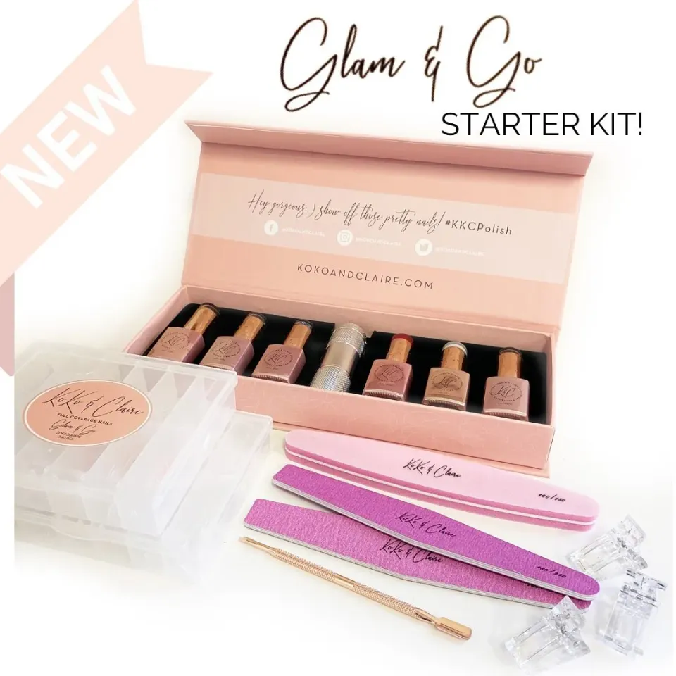 Clear Jelly Stamper Glam and Go startsæt stamping