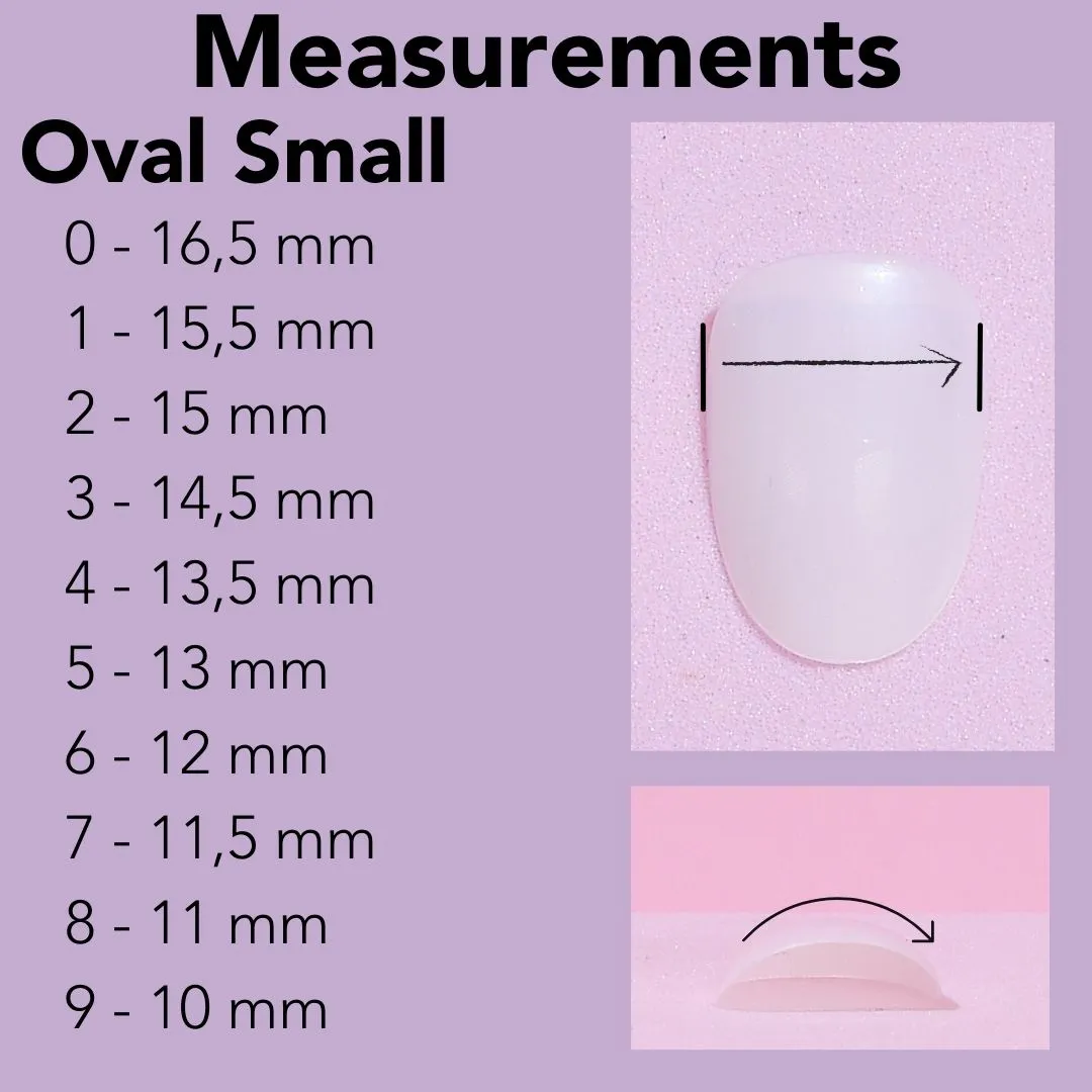 Moonflair Decoration Tips negletips oval small 500 stk