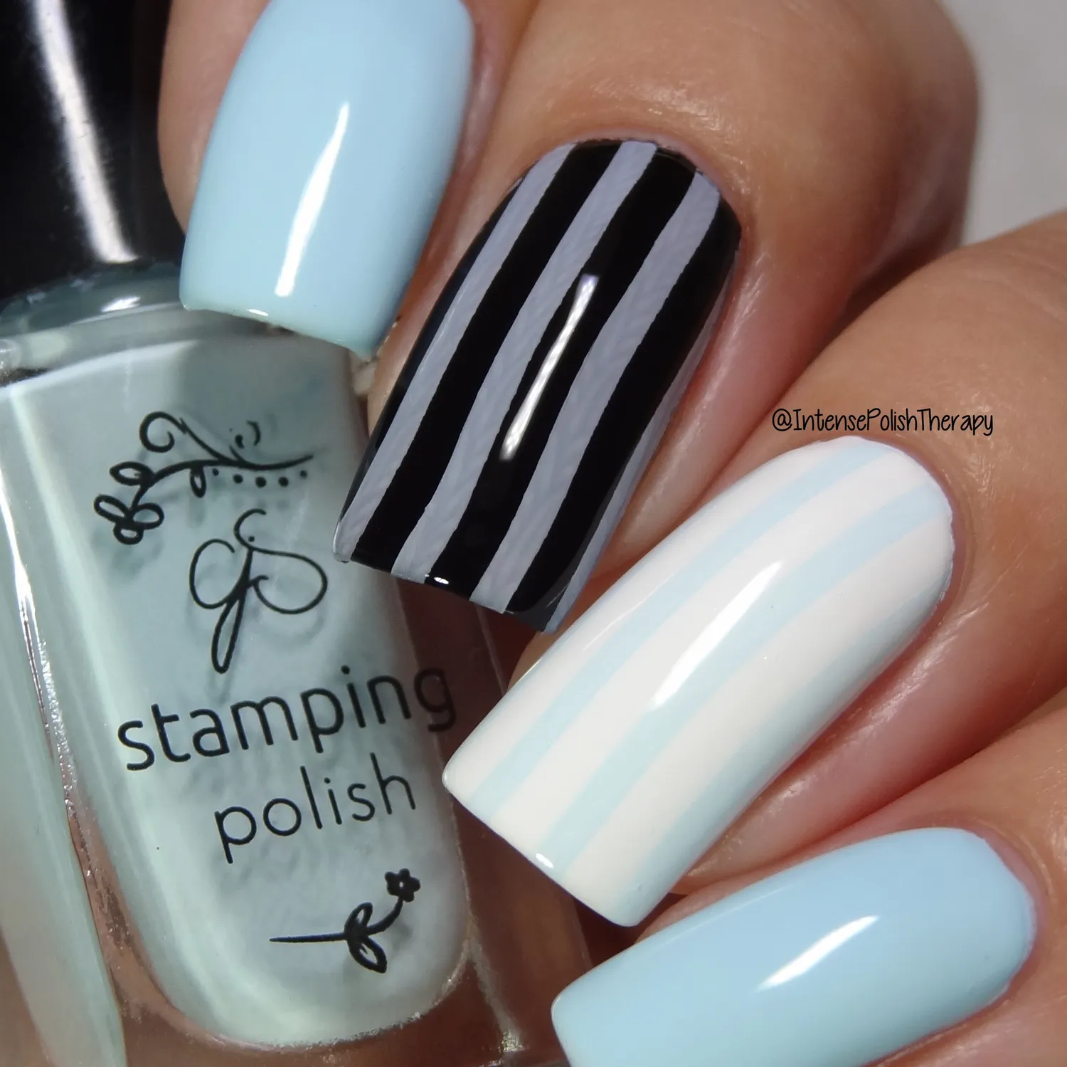 Clear Jelly Stamper 76 Morning Dew stampinglak lyseblå 5 ml pastel