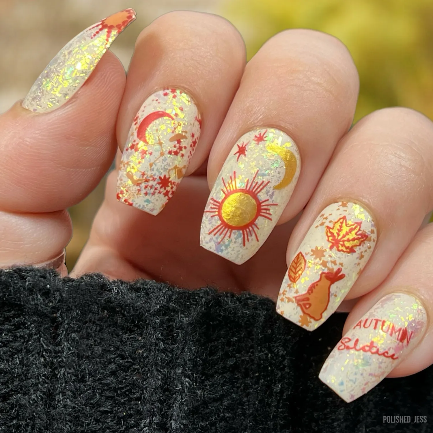 Clear Jelly Stamper Autumn Solstice CJS-168 negleplade efterår