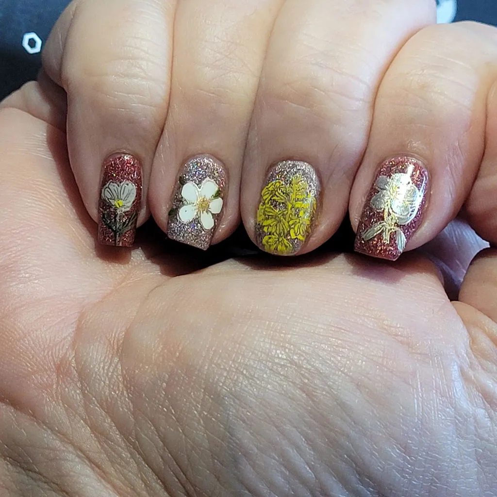 Clear Jelly Stamper Finest Florals CJS-261 negleplade blomster