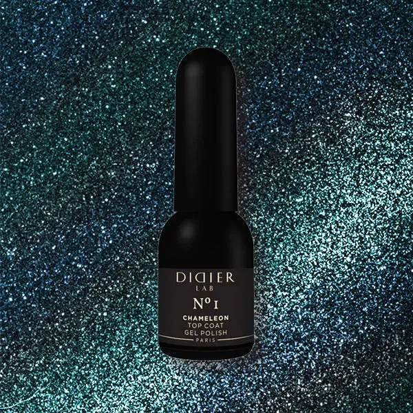 Didier Lab Chameleon No1 top coat med skinnende partikler