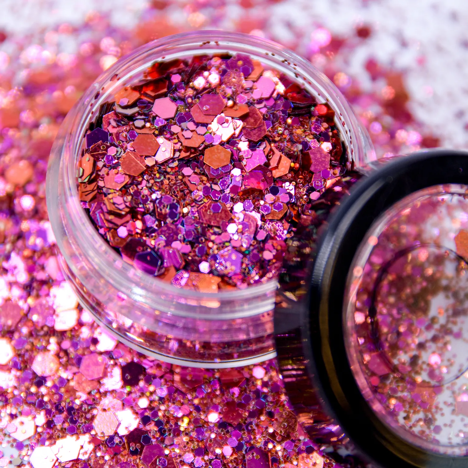 Moonflair Chameleon Glitter Flamingo Løs Glitter 4-6 g