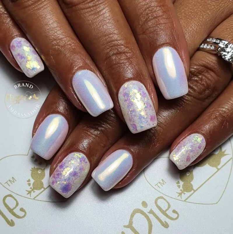 Indigo Nails Beautystones Roseanna Flakes negleflager