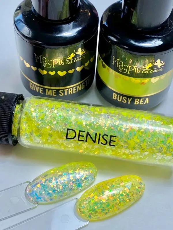 Indigo Nails Denise Glitter negleglitter guld