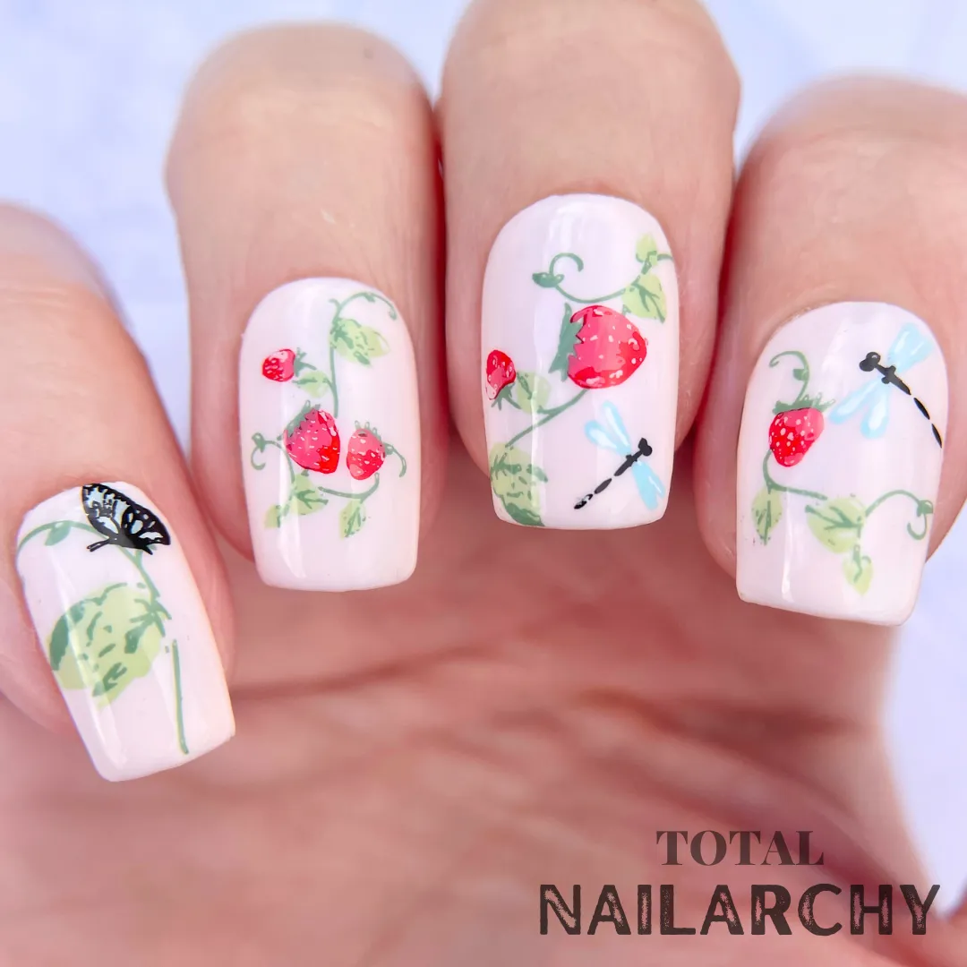 Clear Jelly Stamper Strawberry Sweetness CjS-351 stempelplade jordbær