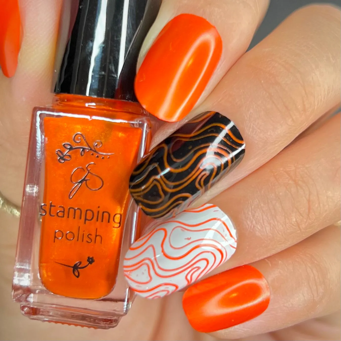 Clear Jelly Stamper 151 stampinglak Tiger orange 5 ml
