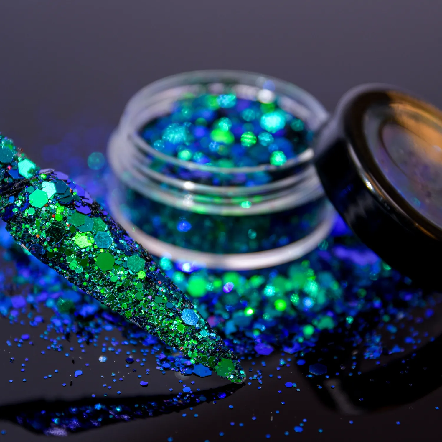 Moonflair Chameleon Glitter løsglitter Northern Lights