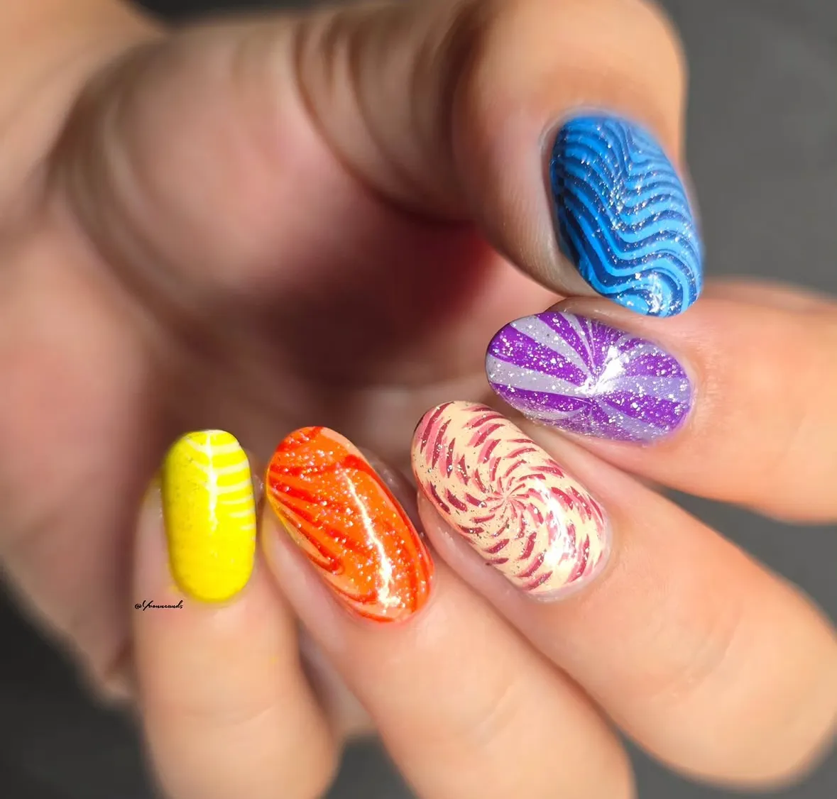 Clear Jelly Stamper Color Me Trippy CjS-417 stampingplade retro 14cm