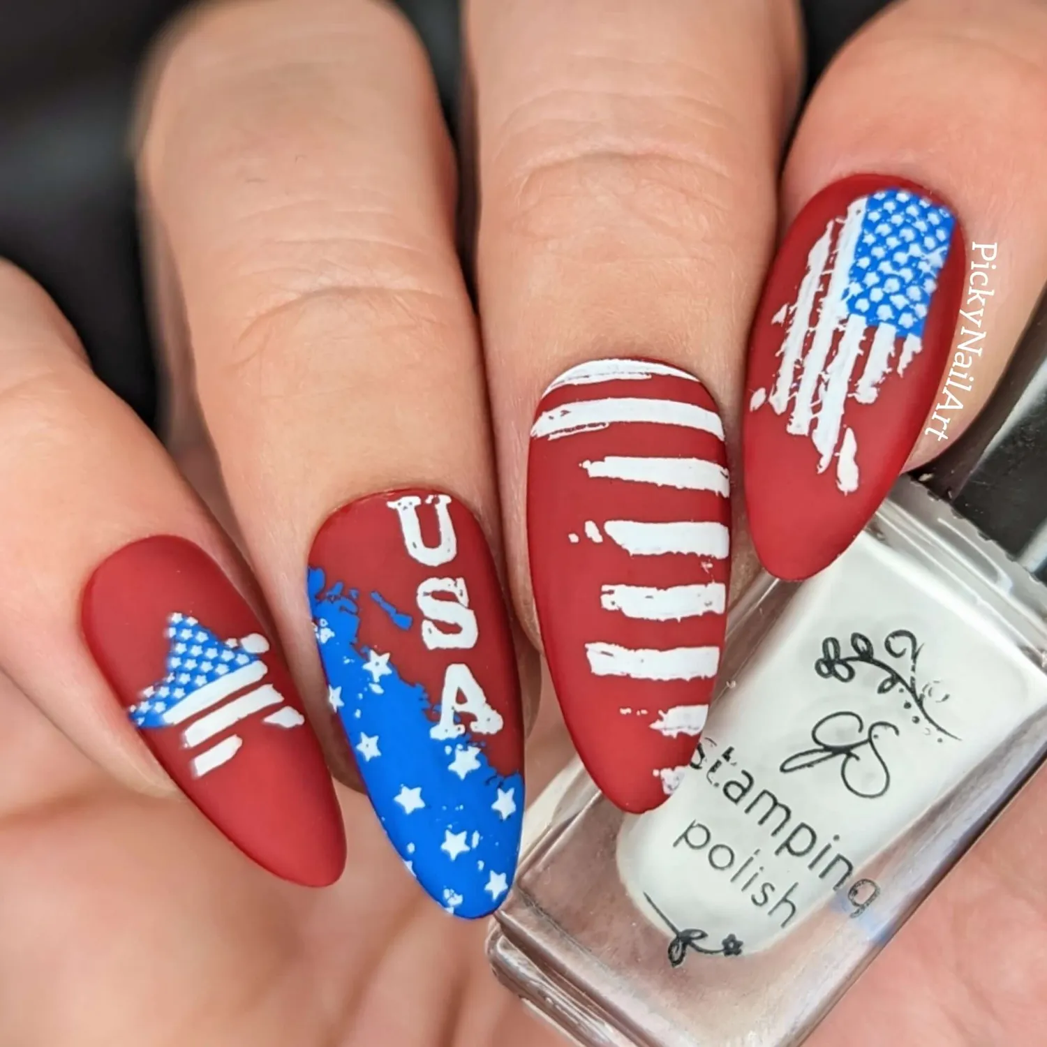 Clear Jelly Stamper Stars & Stripes Three CjS-314 stampingplade