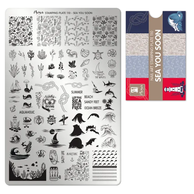 Moyra Stamping 110 Sea you soon plade – havemotiv