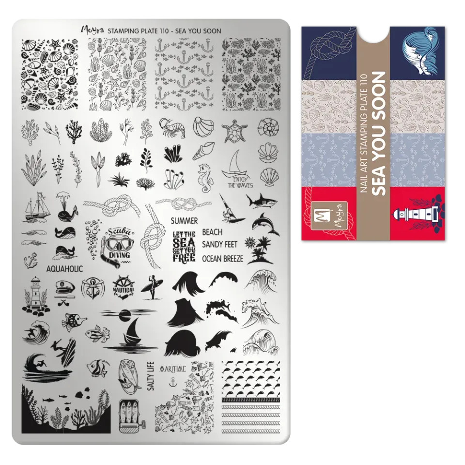 Moyra Stamping 110 Sea you soon plade – havemotiv