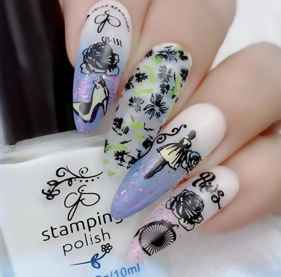 Clear Jelly Stamper CJS-151 Springtime in Paris stempelplade