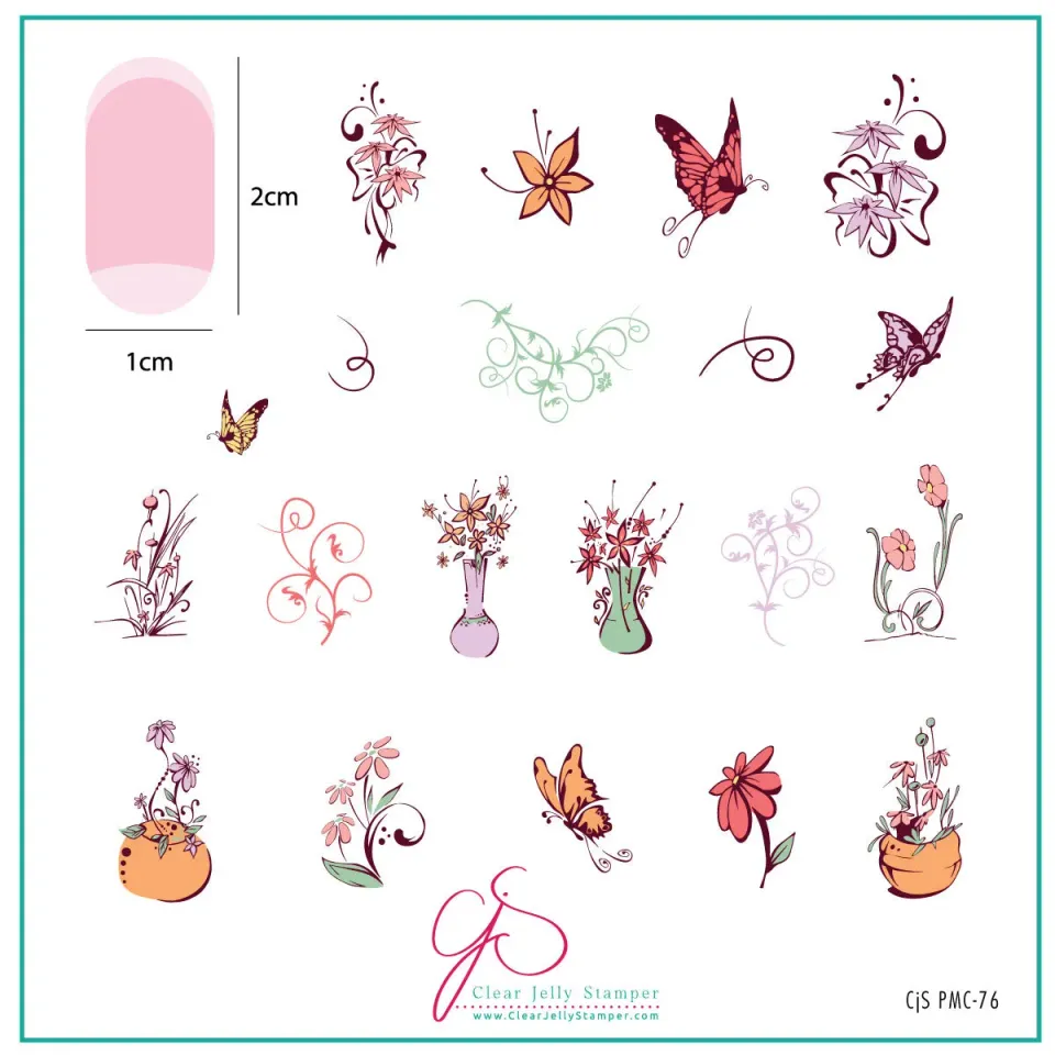 Clear Jelly Stamper Plate of the Month april 2023 stamping sæt 2-pak