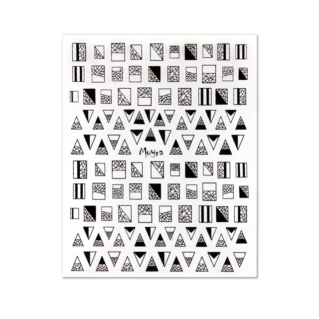 Moyra Nail Stickers 02 negleklistermærker sort