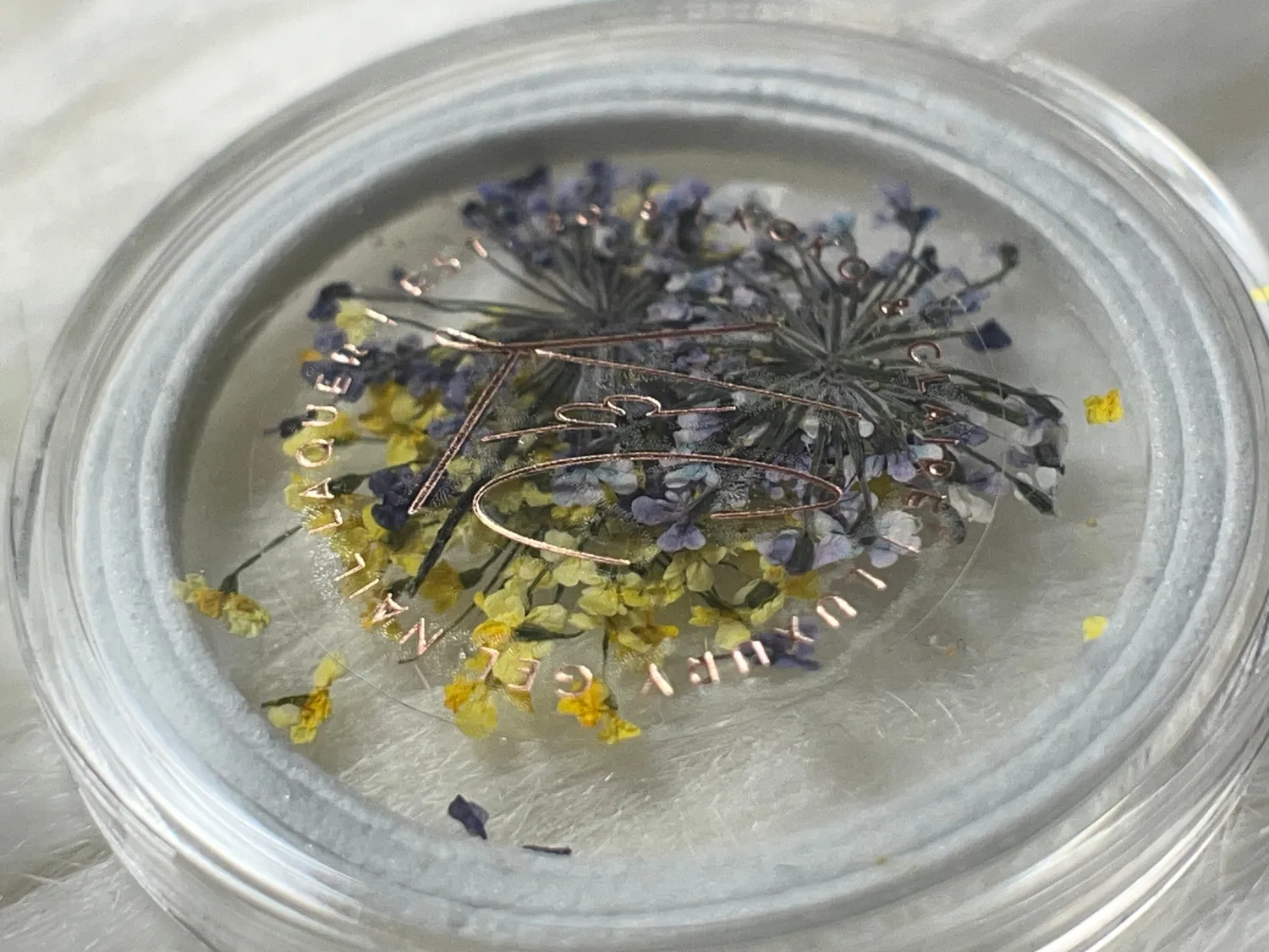 Clear Jelly Stamper KoKo & Claire Dried Flowers negleblomster Combo #1