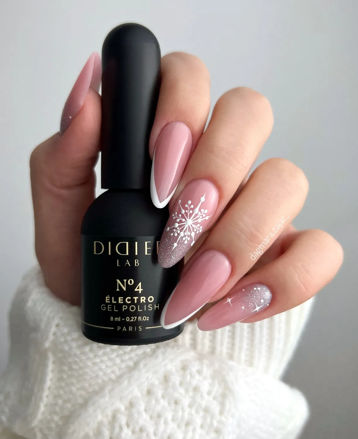 Didier Lab Electro No4 gellak blå glitter